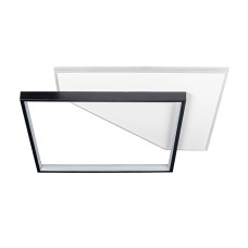 Люстра потолочная светодиодная LED без пульта Levistella 7871056 BK+WH белый + черный