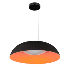 Люстра подвесная светодиодная LED Levistella 781PL3953 (600) BK+ORANGE черная + оранжевый