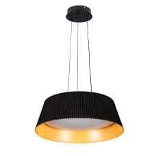 Люстра подвесная светодиодная LED Levistella 781P2917 (460) BK+LWD черная + светлое дерево