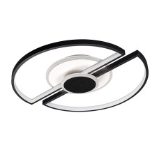 Світильник стельовий світлодіодний (смарт люстра) Levistella LED 7871028, колір білий + чорний