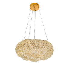 Люстра підвісна світлодіодна кришталева LED Levistella 7897207 (500) GD золото