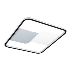 Люстра стельова світлодіодна LED без пульта Levistella 7871047 WH+SL колір білий + сірий + чорний