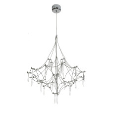 Люстра підвісна світлодіодна Levistella LED 918L981 (600) CH хром