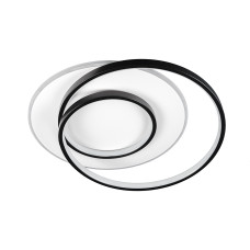 Світильник стельовий світлодіодний (смарт люстра) Levistella LED 7871033, колір білий + чорний