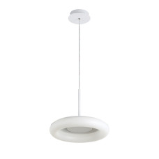 Люстра підвісна світлодіодна, LED кільце Levistella 797MD6006 (330) WH біла
