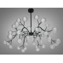 Зображення Люстра Світлячок чорна 54 лампи прозорі кулі ИМ Light-Deco 1 