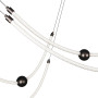 Зображення Люстра підвісна світлодіодна Levistella LED 7813143-4 BК чорна ИМ Light-Deco 1 