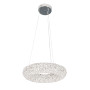 Изображение Люстра подвесная светодиодная хрустальная LED кольцо Levistella 7897200 (400) CH хром ИМ Light-Deco 
