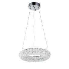 Люстра подвесная светодиодная LED кольцо Levistella 921017 (400) CH хром