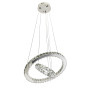 Зображення Люстра підвісна світлодіодні кільця, кришталева Levistella 802L7162 CH хром ИМ Light-Deco 