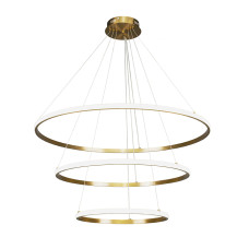 Люстра підвісна світлодіодна LED кільця Levistella 7529833-3A BRONZE LED (400+600+800) бронза