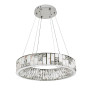 Изображение Люстра подвесная хрустальная, LED кольцо Levistella 809L8848 (600) CH хром ИМ Light-Deco 