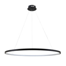 Люстра підвісна світлодіодна LED кільце Levistella 7529832-1 BLACK LED (800) чорна