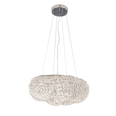 Люстра підвісна світлодіодна кришталева LED Levistella 7897207 (500) CH хром
