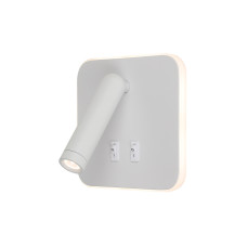 Світильник настінний світлодіодний Бра Levistella 806V306S WH 4000K з двома вимикачами білий