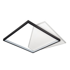 Люстра потолочная светодиодная LED без пульта Levistella 7871055 BK+WH белый + черный