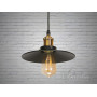 Изображение Світильник підвіс Лофт чорний E27 діаметр 21 см ИМ Light-Deco 2 