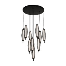 Світильник підвісний світлодіодний LED Levistella 79112293-10led BK чорний