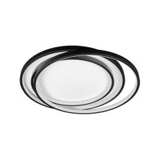 Світильник стельовий світлодіодний (смарт люстра) Levistella LED 7871019, колір білий + чорний