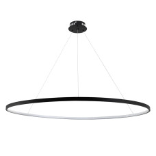 Люстра підвісна світлодіодна LED кільце Levistella 7529832-1 BLACK LED (1000) чорна