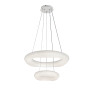 Изображение Люстра подвесная светодиодная, LED кольца Levistella 797MD6008 (550+300) белая ИМ Light-Deco 1 