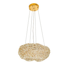 Люстра підвісна світлодіодна кришталева LED Levistella 7897207 (400) GD золото