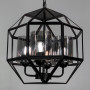 Зображення Люстра Лофт у чорному корпусі форми прямий багатогранник ИМ Light-Deco 4 