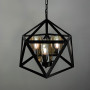 Изображение Люстра Лофт у чорному корпусі форми багатогранник ИМ Light-Deco 5 