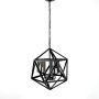 Изображение Люстра Лофт у чорному корпусі форми багатогранник ИМ Light-Deco 7 