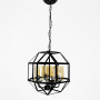 Зображення Люстра Лофт у чорному корпусі форми прямий багатогранник ИМ Light-Deco 7 