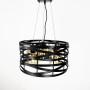 Зображення Люстра Лофт у чорному корпусі плетений овал ИМ Light-Deco 4 