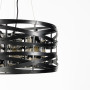 Зображення Люстра Лофт у чорному корпусі плетений овал ИМ Light-Deco 6 