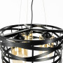 Зображення Люстра Лофт у чорному корпусі плетений овал ИМ Light-Deco 7 