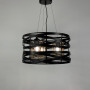Зображення Люстра Лофт у чорному корпусі плетений овал ИМ Light-Deco 2 