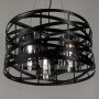 Зображення Люстра Лофт у чорному корпусі плетений овал ИМ Light-Deco 5 