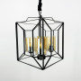 Зображення Люстра Лофт у чорному корпусі форми куба ИМ Light-Deco 1 