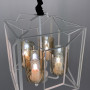 Зображення Люстра Лофт у білому корпусі форми куба ИМ Light-Deco 2 