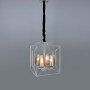 Зображення Люстра Лофт у білому корпусі форми куба ИМ Light-Deco 