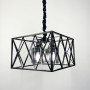 Зображення Стримана люстра в металевому каркасі на 4 лампи ИМ Light-Deco 2 