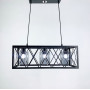 Зображення Люстра в чорному каркасі на 3 плафони ИМ Light-Deco 5 