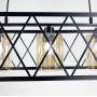 Зображення Люстра в чорному каркасі на 3 плафони ИМ Light-Deco 