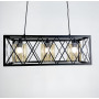 Зображення Люстра в чорному каркасі на 3 плафони ИМ Light-Deco 1 