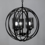 Зображення Люстра Лофт у чорному корпусі форми плетена куля ИМ Light-Deco 2 
