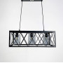 Зображення Люстра в чорному каркасі на 3 плафони ИМ Light-Deco 6 