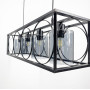Изображение Люстра в металевому чорному каркасі на 4 плафони Light House LNF-1280_1995 ИМ Light-Deco 3 