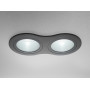 Зображення Врізний світильник Aluminium чорний 2х MR16 ИМ Light-Deco 1 