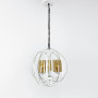 Изображение Люстра Лофт у білому корпусі форми плетена куля ИМ Light-Deco 7 