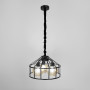Зображення Чорна люстра Лофт на 3 янтарних плафони ИМ Light-Deco 3 