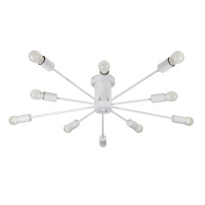 Люстра павук стельова без плафонів Levistella лофт 7529901-10 WH біла