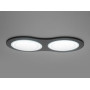 Зображення Двоточковий світильник Aluminium чорний+білий MR16 ИМ Light-Deco 2 